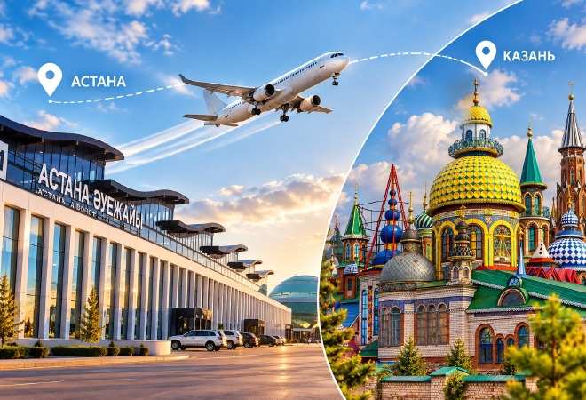 Астанадан Татарстанның астанасына  тікелей әуе рейсі ашылады