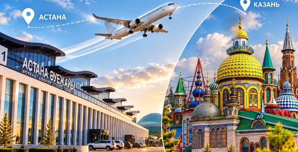 Астанадан Татарстанның астанасына  тікелей әуе рейсі ашылады