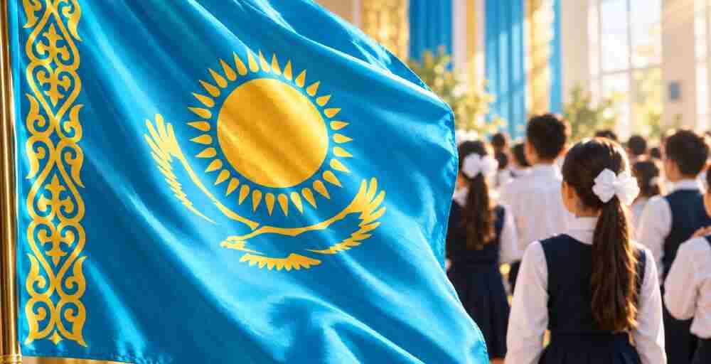 Медеу ауданының білім ордаларында Республика күніне арналған салтанатты іс-шара өтті