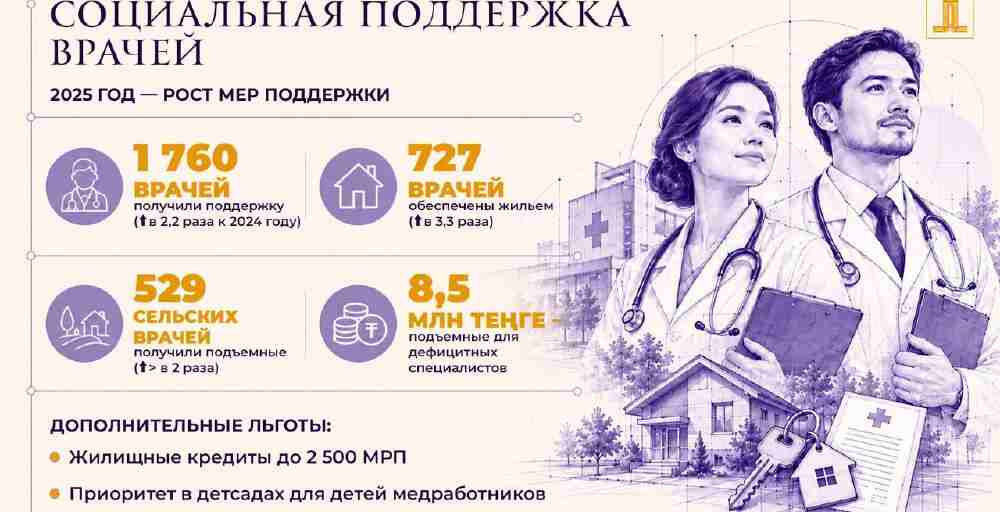 В Казахстане открыли более 1 000 медучреждений за пять лет